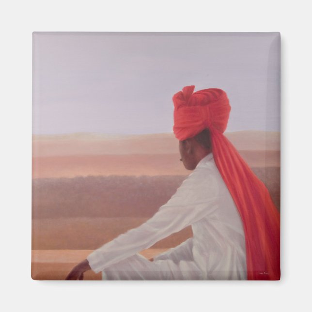 Palace Guard Jaipur Magnet (Vorne)