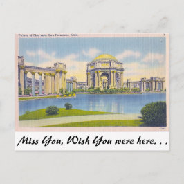 Palace of Fine Arts, San Francisco, Kalifornien Postkarte