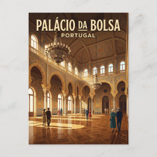 Palácio da Bolsa Portugal Postkarte