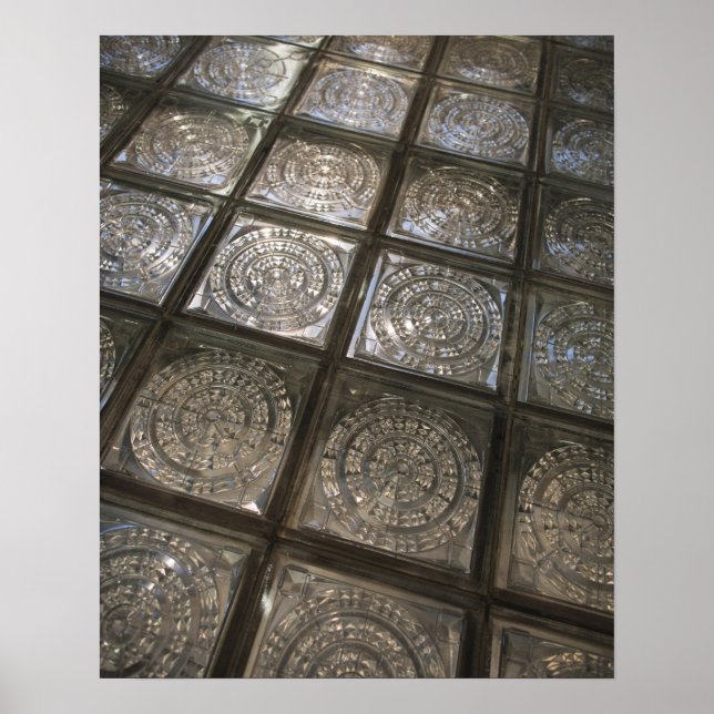 Palacio de Communicaciones, glass flooring Poster (Vorne)