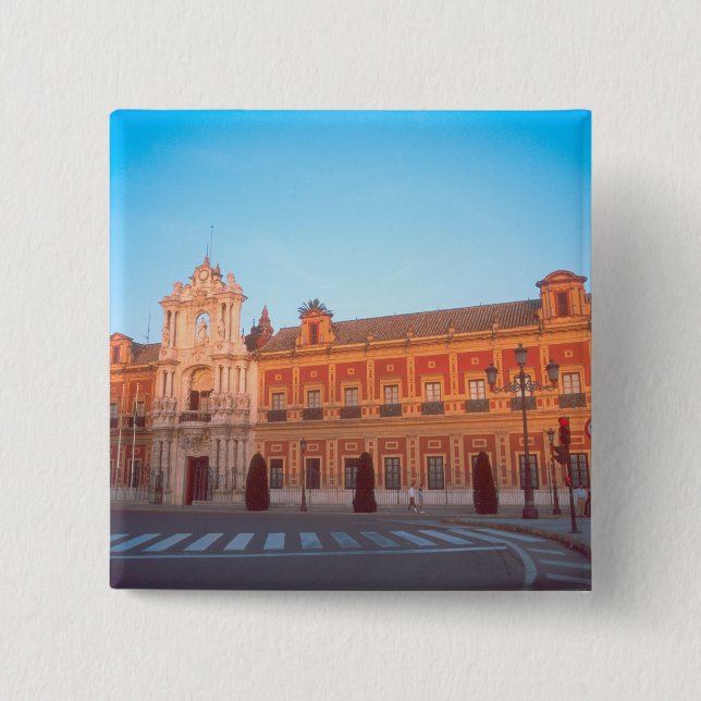 Palacio de Telmo in Sevilla, Spanien, Sitz Button (Vorderseite)