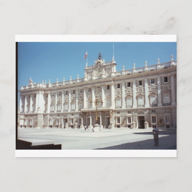 Palacio Real, Madrid Postkarte (Vorderseite)