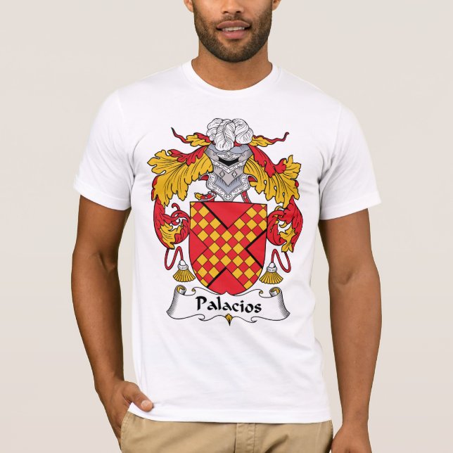 Palacios Familienwappen T-Shirt (Vorderseite)