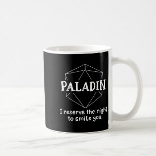 Paladin Funny Character Joke Roleplay Games Rpg Kaffeetasse
