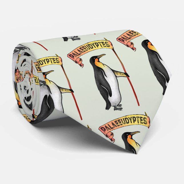Paläeudyptes Extinct Pinguin Krawatte (Gerollt)