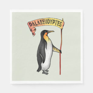 Paläeudyptes Extinct Pinguin Serviette
