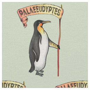 Paläeudyptes Extinct Pinguin Stoff