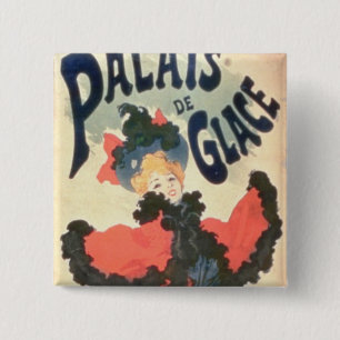 Palais de Glace, Champions Elysees, Paris, 1894 Button
