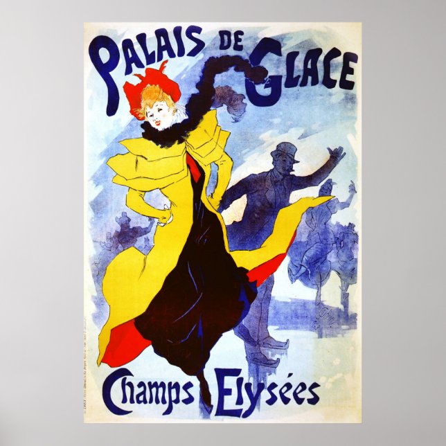 Palais de Glace, Jules Chéret Poster (Vorne)