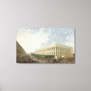 Palais de la Bourse Leinwanddruck