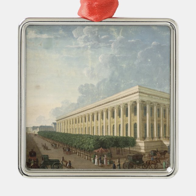 Palais de la Bourse Silbernes Ornament (Vorne)