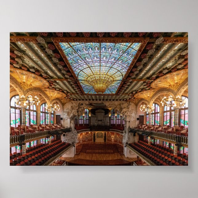 Palais de la Musica Catalana Poster (Vorne)