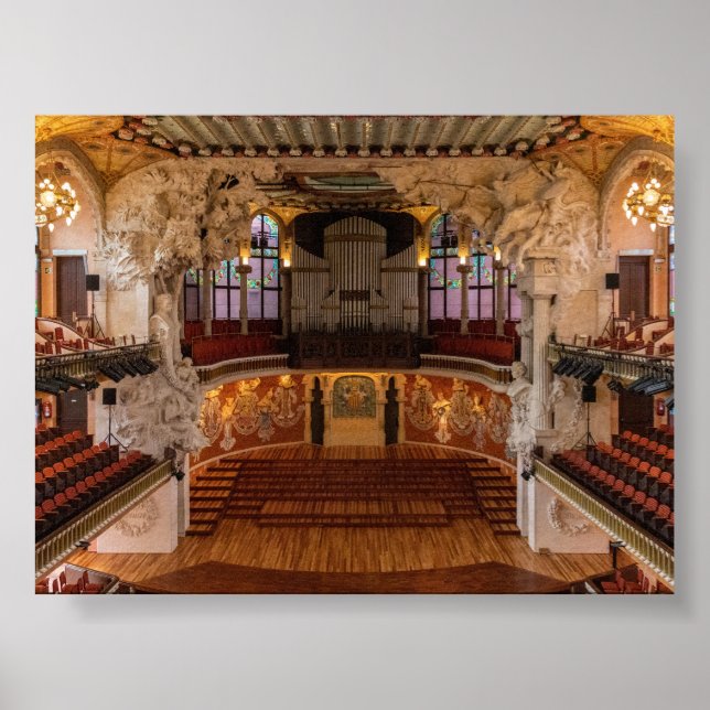 Palais de la Musica Catalana Poster (Vorne)
