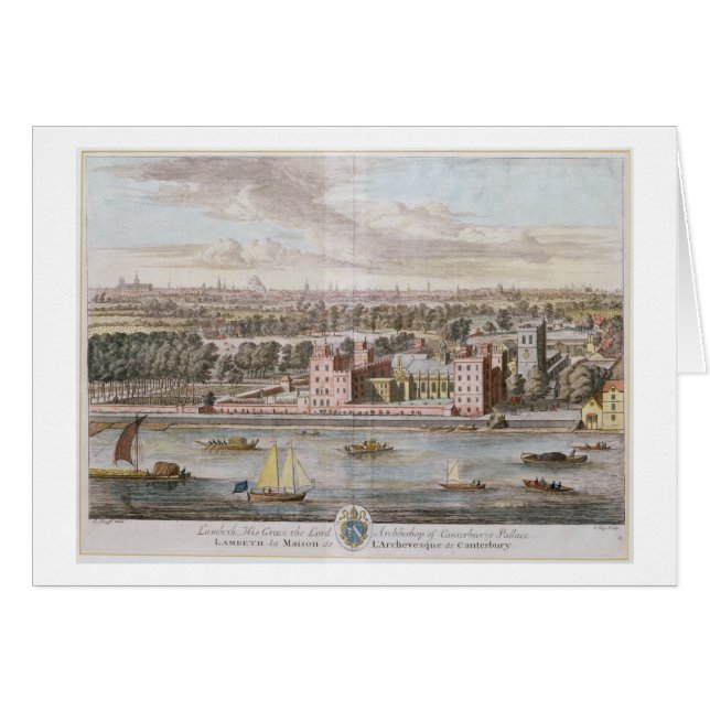 Palais de Lambeth, siège de l'archevêque de (Devant horizontal)