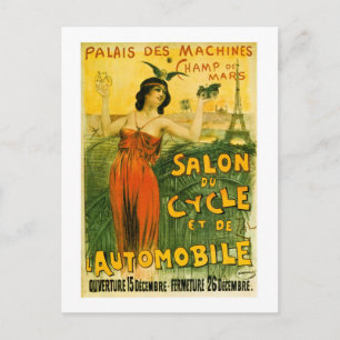 Palais Des Machines Champ de Mars Salon des Fahrra Postkarte