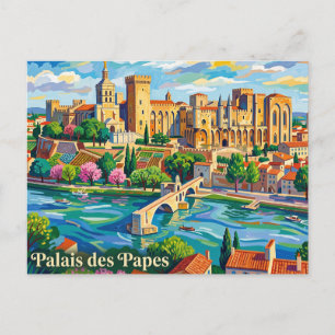 Palais des Papes Frankreich Postkarte