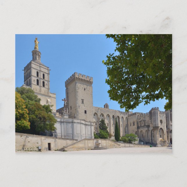 Palais des Papes in Avignon (Frankreich) Postkarte (Vorderseite)