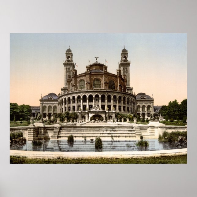 Palais du Trocadéro - Weltausstellung Paris Poster (Vorne)