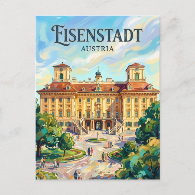 Palais Esterházy Österreich Postkarte (Vorderseite)