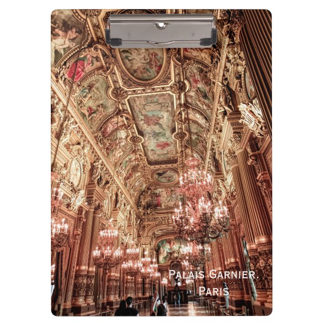 Palais Garnier Oper. Paris. Frankreich. Klemmbrett (Vorderseite)