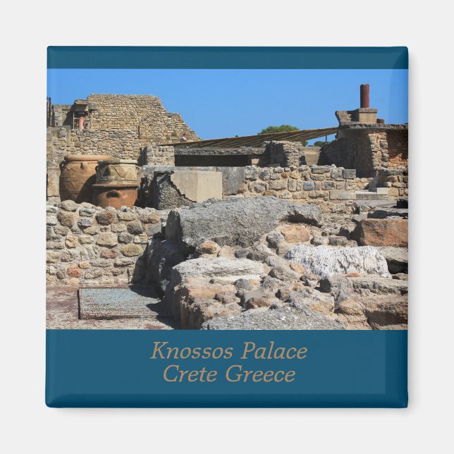 Palais Knossos, Crète Grèce Magnet (Devant)