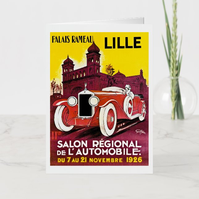 Palais Rameau - Lille - Annonce automobile - 1926 (Recto)