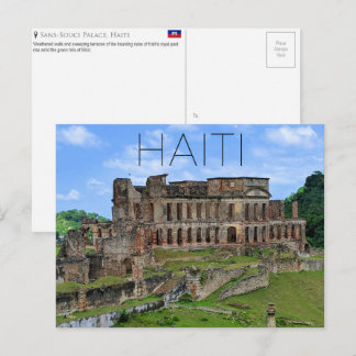 Palais Sans Souci, Haïti Carte Postale de Voyage
