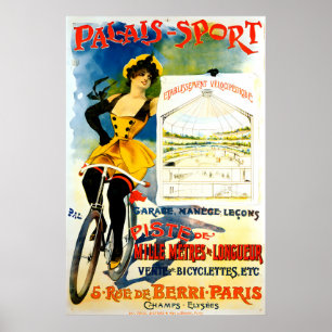 Palais-Sport Fahrradposter Poster
