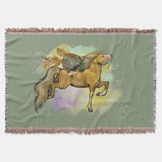 Palamino Dreamcatcher Horse Decke (Vorderseite)