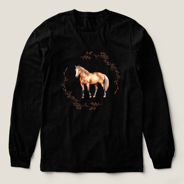 Palamino Horse T Shirt (Design Vorderseite)