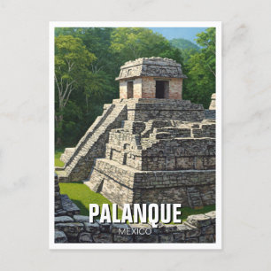 Palanque Mexiko Postkarte
