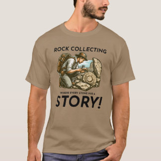 Paläontologe alte Fossilien Gesteinssammelnder Jun T-Shirt