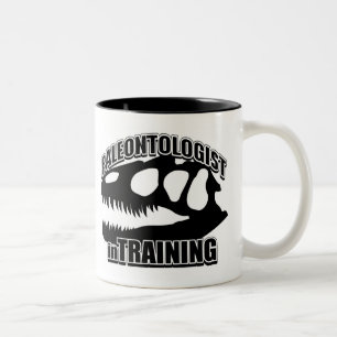 PALÄONTOLOGE im Training Zweifarbige Tasse