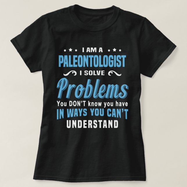 Paläontologe T-Shirt (Design vorne)