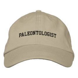 Paläontologe Typografie Bestickte Baseballkappe
