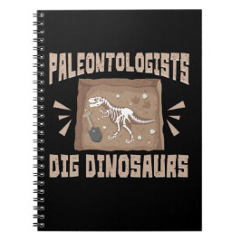 Paläontologen Dig Dinosaurier Notizblock