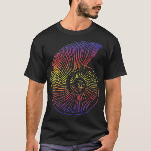 Paläontologie Ammonit Fossilienwasser Muschel Gif T-Shirt