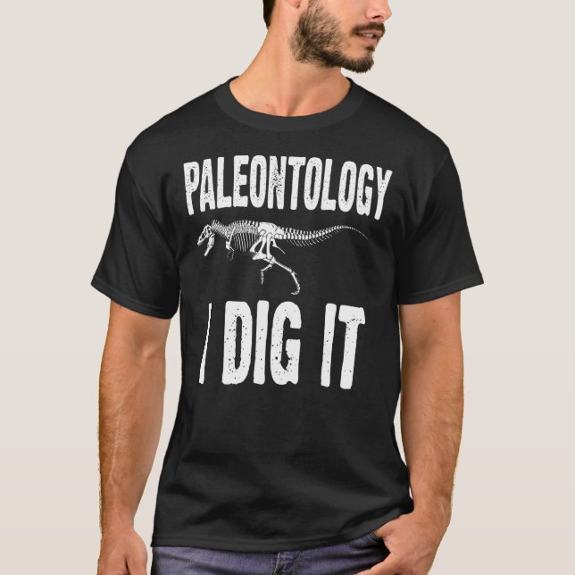Paläontologie I Diving It Funny Fossil Hunter T Re T-Shirt (Vorderseite)