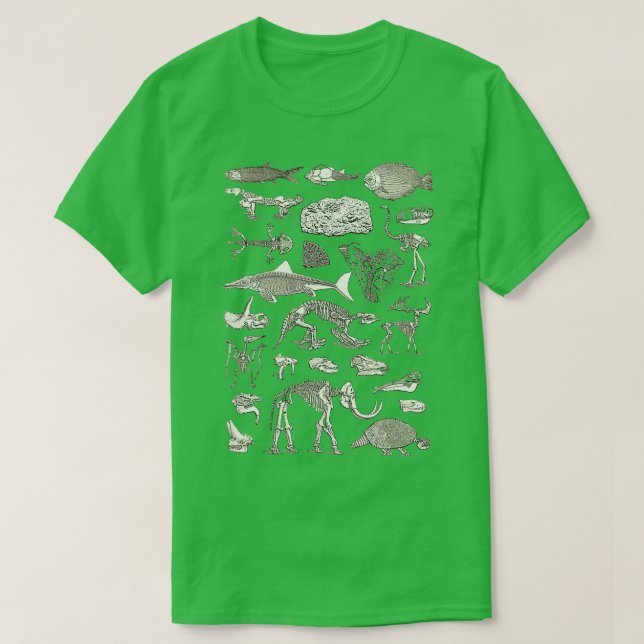 Paläontologie-Illustration 6 T-Shirt (Design vorne)