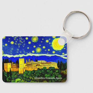 Palast Alhambra auf einem Schlüsselring Schlüsselanhänger
