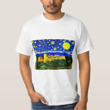 Palast Alhambra auf einem T - Shirt