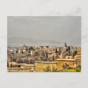Palast Alhambra, Granada, Spanien Postkarte