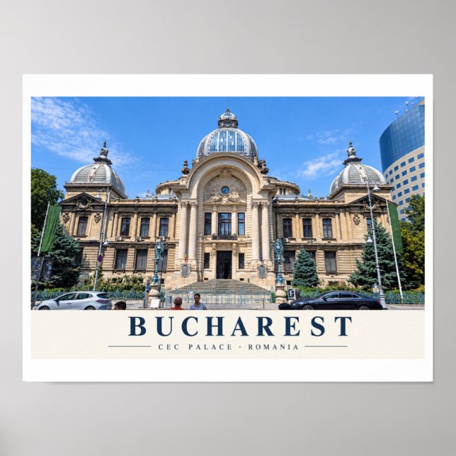 Palast CEC Bukarest Poster (Vorne)