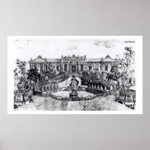 Palast der Ruhe des Meeres und der Wasser-Uhr, Poster