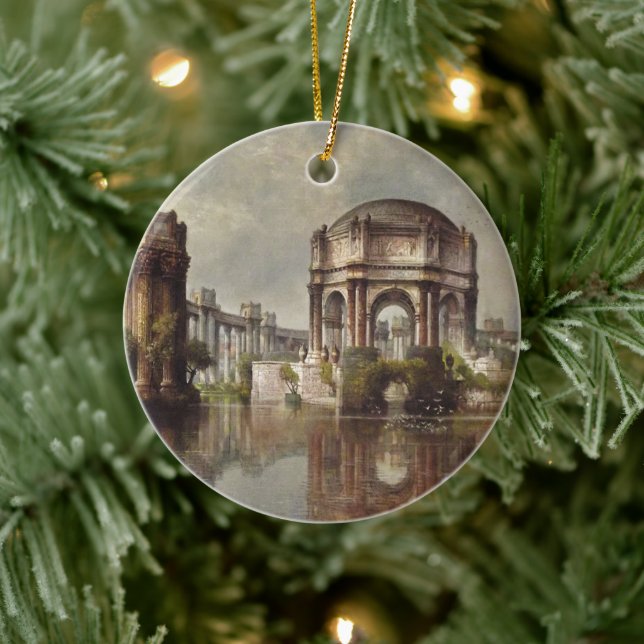 Palast der schönen Künste Lagoon individuell anpas Keramik Ornament (Baum)