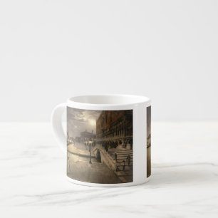 Palast des Dogen im Mondlicht, Venedig, Italien Espressotasse