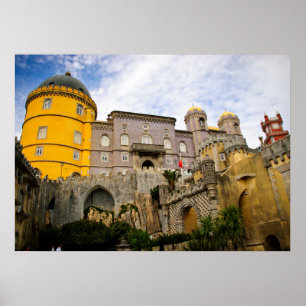 Palast Pena, Sintra, Portugal Poster
