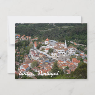 Palast Sintra von oben in Sintra, Portugal