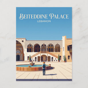 Palast von Beiteddine Libanon Postkarte