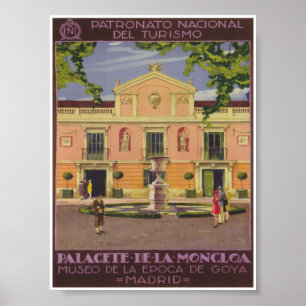 Palast von Moncloa Spanien Poster